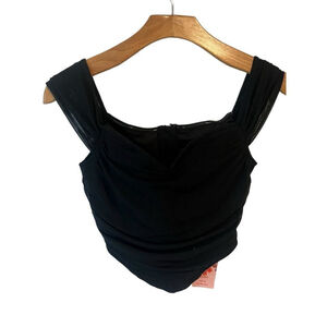 SHEIN Black Corset Top Women's Small